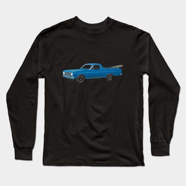 1966 Ford Ranchero Long Sleeve T-Shirt by vivachas